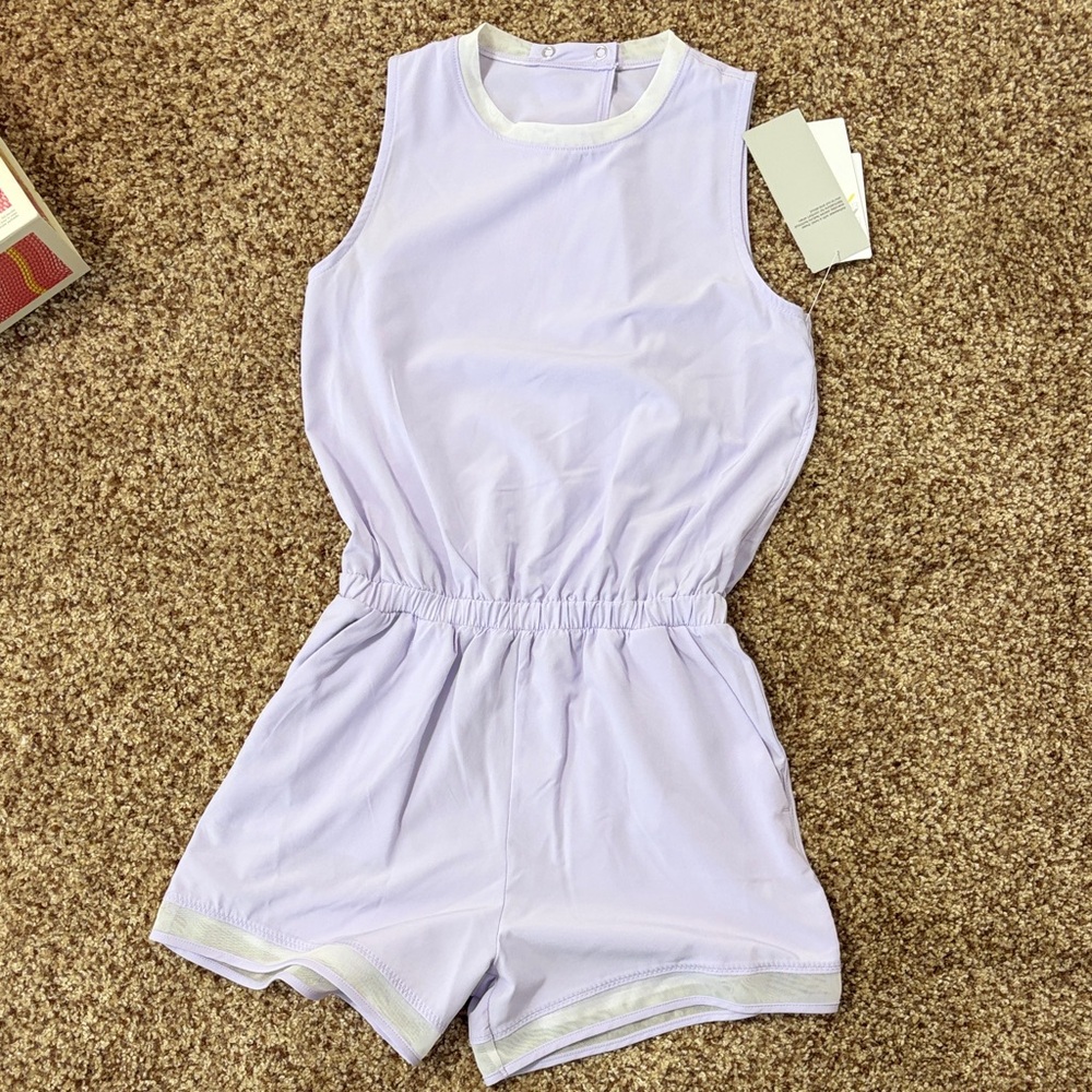 Zella Kids Light Purple Sleeveless Romper